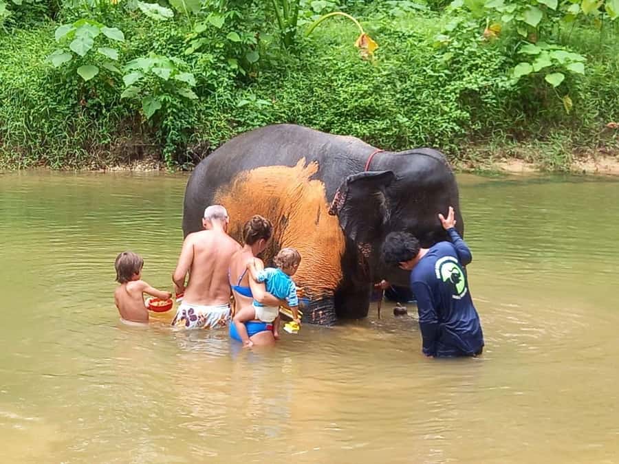 Full-Day Khaolak Highlights & Spa - Bamboo rafting on the Wang Khiang Khu River is the calm hour