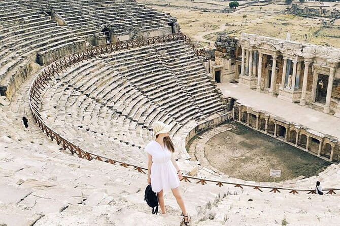 Full Day Pamukkale Guided Tour From Kusadasi With Thermal Pools - Walking the white terraces at Pamukkale