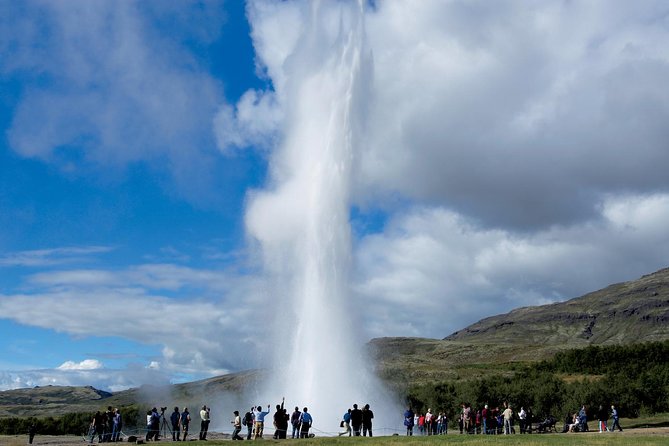 Golden Circle and Fontana Geothermal Spa Day Trip from Reykjavik - Gullfoss, the waterfall that earns its fame