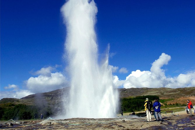 Golden Circle and Fontana Geothermal Spa Day Trip from Reykjavik - Geysir and the six-minute Strokkur show