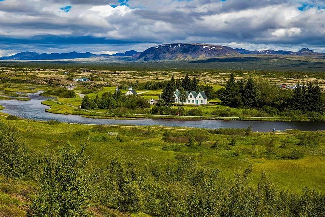 Golden Circle and Sky Lagoon Geothermal Spa Tour from Reykjavik - Gullfoss, a waterfall built for drama