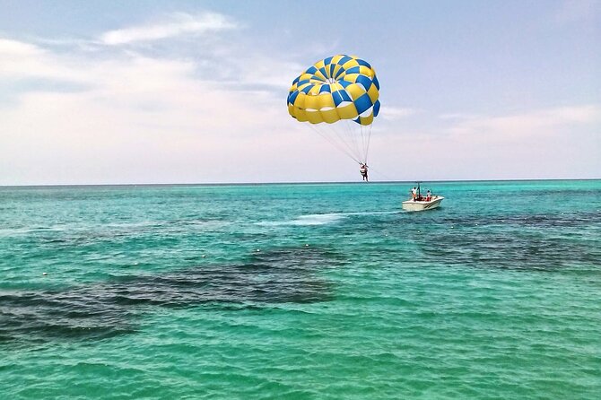 Grate River Rafting with Limestone Massage, Jet Ski and Parasailing combo tour - Tropical Bliss Beach and the one-hour water-sports block