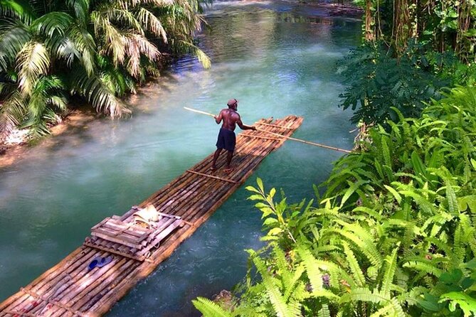 Great River Bamboo Rafting and Limestone Full Body Massage Tour From Montego Bay - A slow ride on the Lethe River