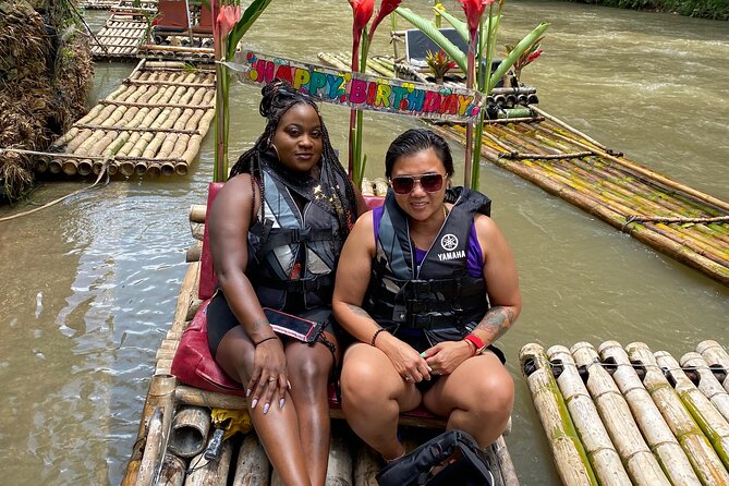 Great River Raft and Full Limestone body Massage In Montego Bay - Lethe Estate and the 30-foot bamboo raft