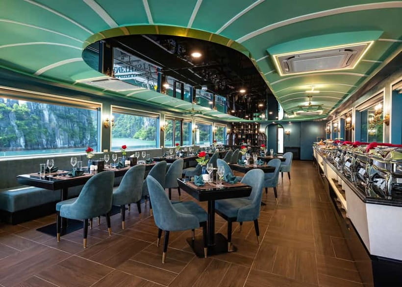 Ha Long Bay Cruise w/ Jacuzzi, Kayak & Limo from Hanoi - Key points at a glance
