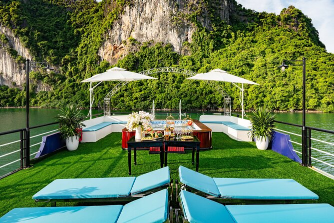 Halong 5star Cruise Day Trip: Buffet Lunch, Jacuzzi & Kayaking - Reclining seats for the long ride from Hanoi