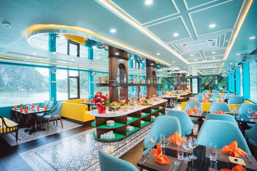 Hanoi: Ha Long Bay Day Tour - Apollo Cruise, Jacuzzi, Buffet - Boarding Apollo Cruise at noon