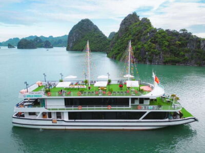 Ha Long Bay Day Tour – Apollo Cruise, Jacuzzi, Buffet