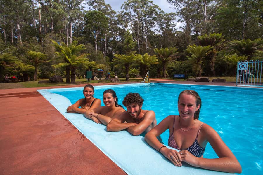 Hobart: Tahune Airwalk, Hastings Cave, Thermal Springs Tour - What the $145 price includes