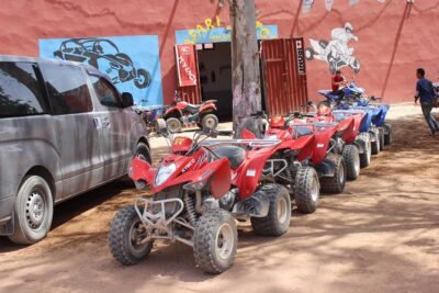 Hot spring and Atlas mountains quad biking tour