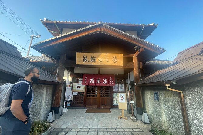 Hot Spring Beppu Onsen with Blue Hell cozy Tour by Car and walk - Transport, group size, and the end at Hyotan Onsen