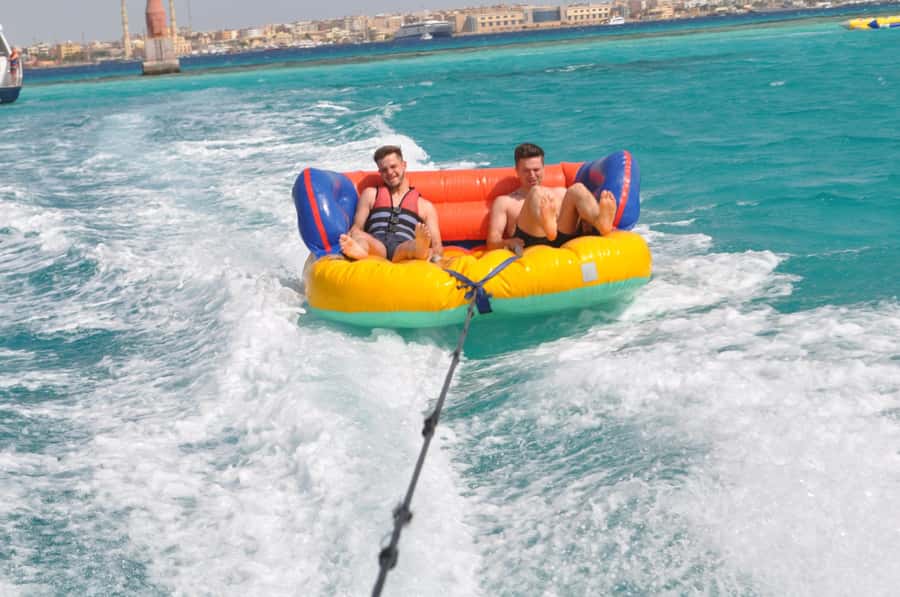 Hurghada: Orange & Giftun Island Cruise with Massage & Lunch - Orange Bay and the first taste of Giftun Island