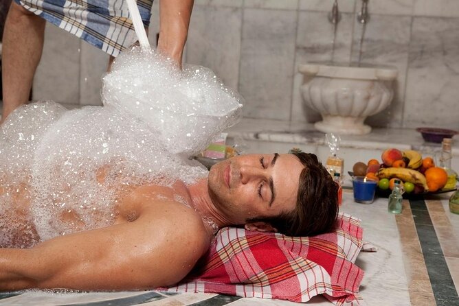 Istanbul: Traditional Turkish Bath - The heated marble slab and body scrub