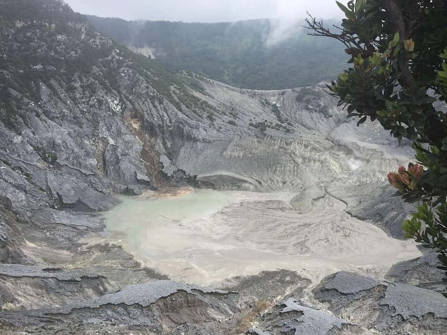 Jakarta: Waterfalls, Volcano, White Crater, Tea, Hot Spring - White Crater, hot springs, and the swimsuit reminder