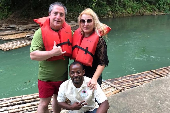 Jamaica Bamboo Rafting Tour Limestone Foot Massage - Pickup from Montego Bay and the drive inland