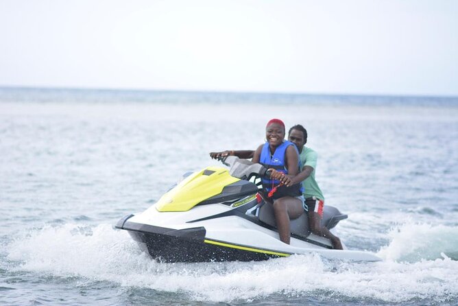 Jet Ski & River Rafting with Limestone Foot Massage from Montego Bay - Boarding the 30-foot bamboo raft