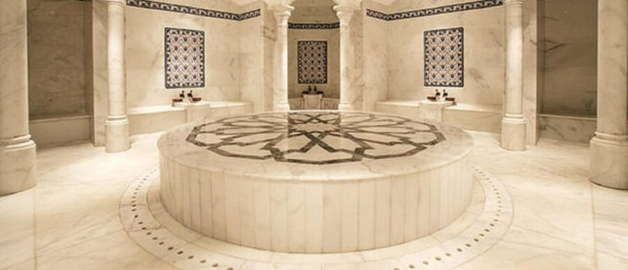 Kemer Turkish Bath (Hammam) W/ Scrub, Foam & Oil Massage - The kese scrub: firm, useful, and not delicate