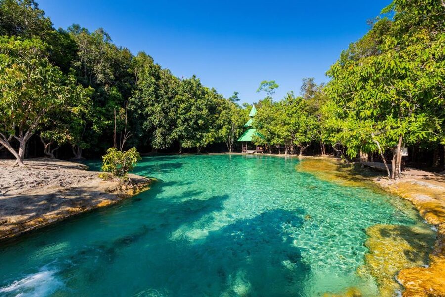 Krabi: Emerald Pool & Hot Spring Waterfall with Kayaking - Key points to know before booking