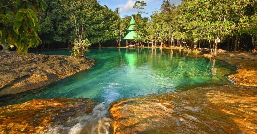 Krabi: Tiger Temple, Hot Springs & Crystal Pool Jungle Tour - A full day hiding inside a seven-hour tour