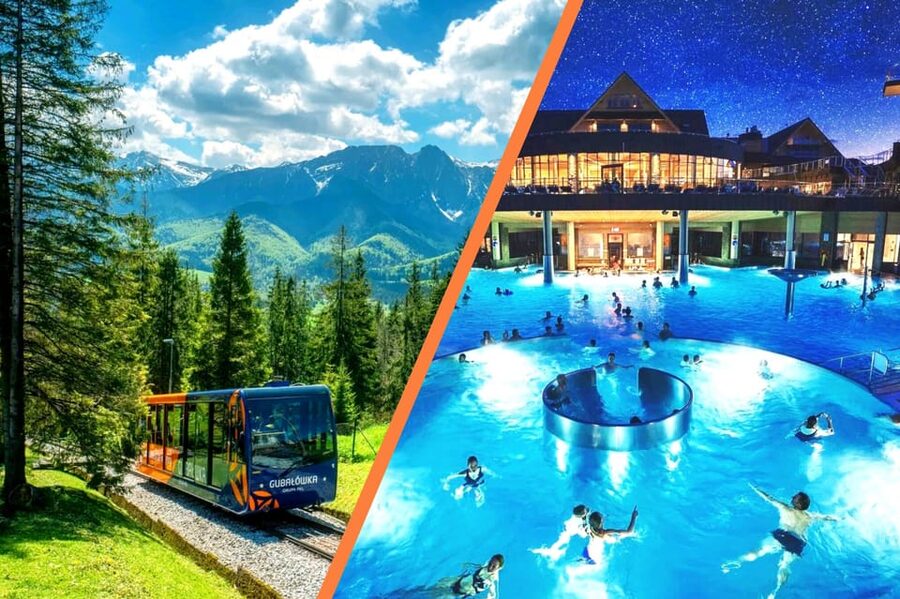 Krakow: Zakopane, Tatra Mountains, Cable Car & Thermal Baths - Gubałówka Hill delivers the main view