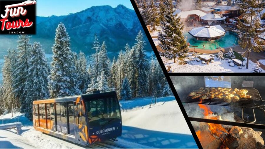 KRAKOW ZAKOPANE TOUR CABLE CAR THERMAL BATHS & HOTEL PICKUP - Two and a half hours in Zakopane