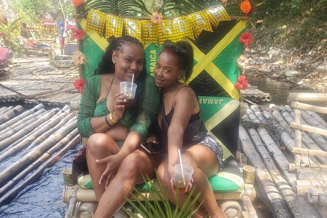 Lethe Bamboo Rafting and Limestone Massage with City Tour - Limestone, swimming, and reggae by the water