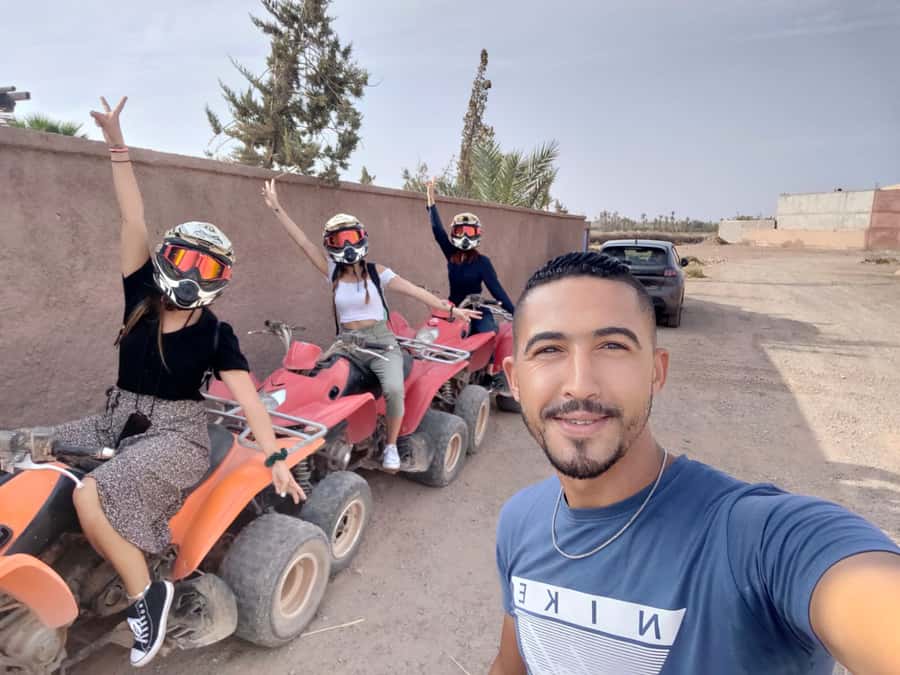 Marrakech: Palmeraie Quad Bike & Traditional Moroccan Spa - From Marrakech to the Palmeraie tracks