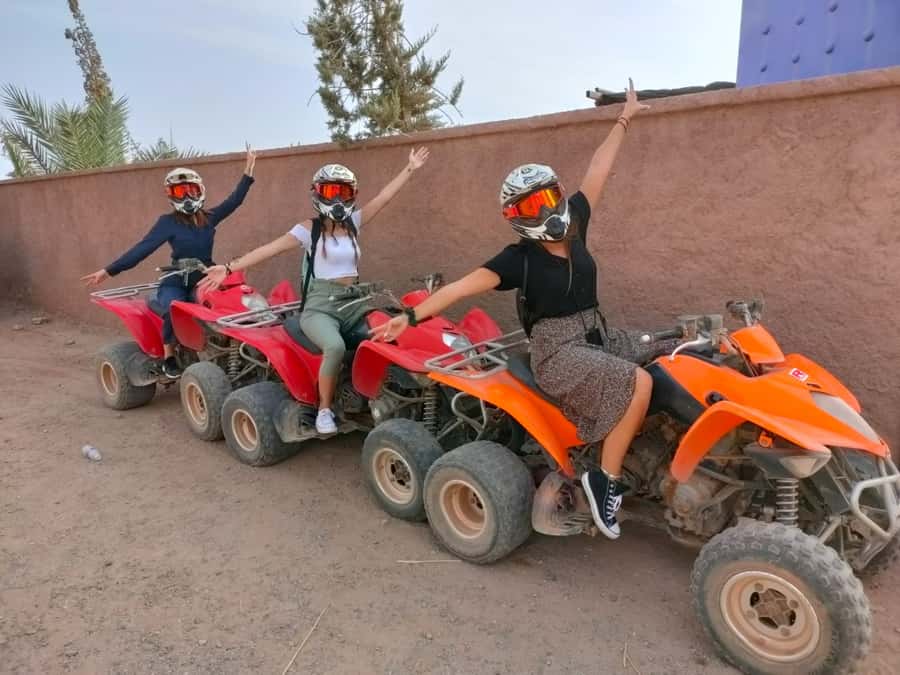 Marrakech: Palmeraie Quad Bike & Traditional Moroccan Spa - What the quad ride is really like
