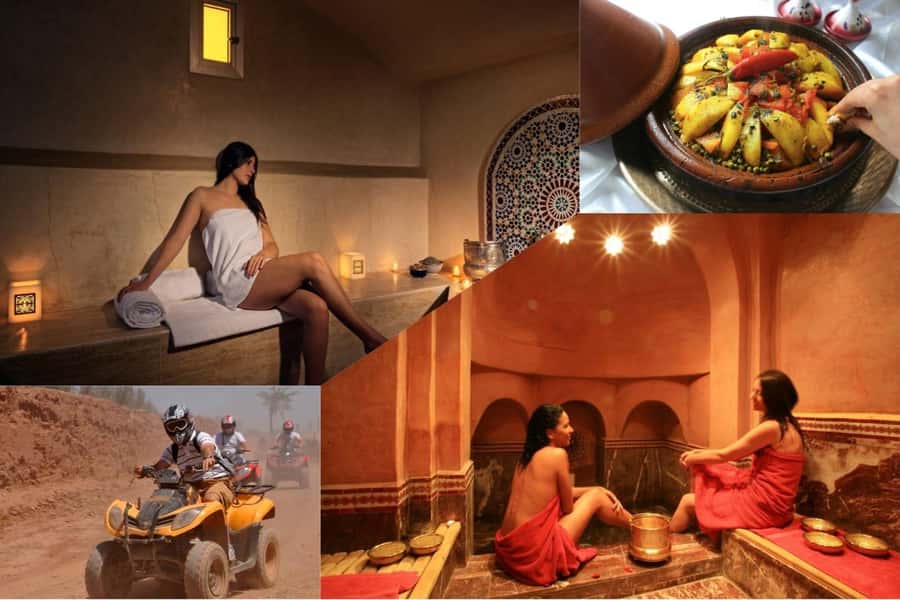 Marrakech Tour: Quad bike, Lunch in Palm Grove, Hammam & SPA - Key points at a glance