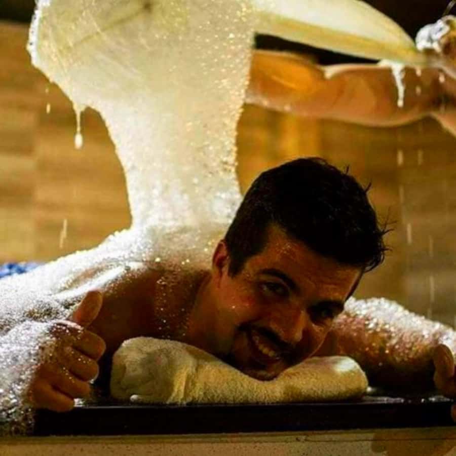 Marrakech: Traditional Moroccan Hammam Experience - Black soap, eucalyptus, and the main exfoliation