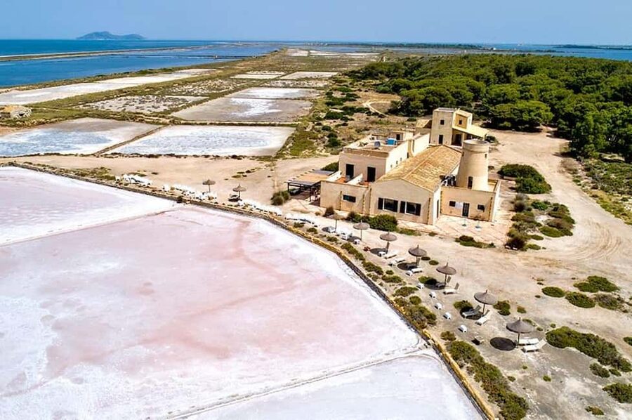 Marsala: Wellness in the Pink Salt Pans with Dinner - Dinner Under the Marsala Sky