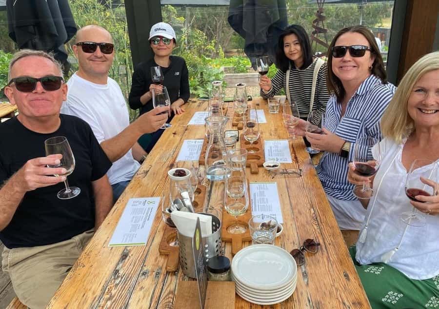 Melbourne: Peninsula Hot Springs with Lunch and Wine - Starting at the Melbourne Arts Centre