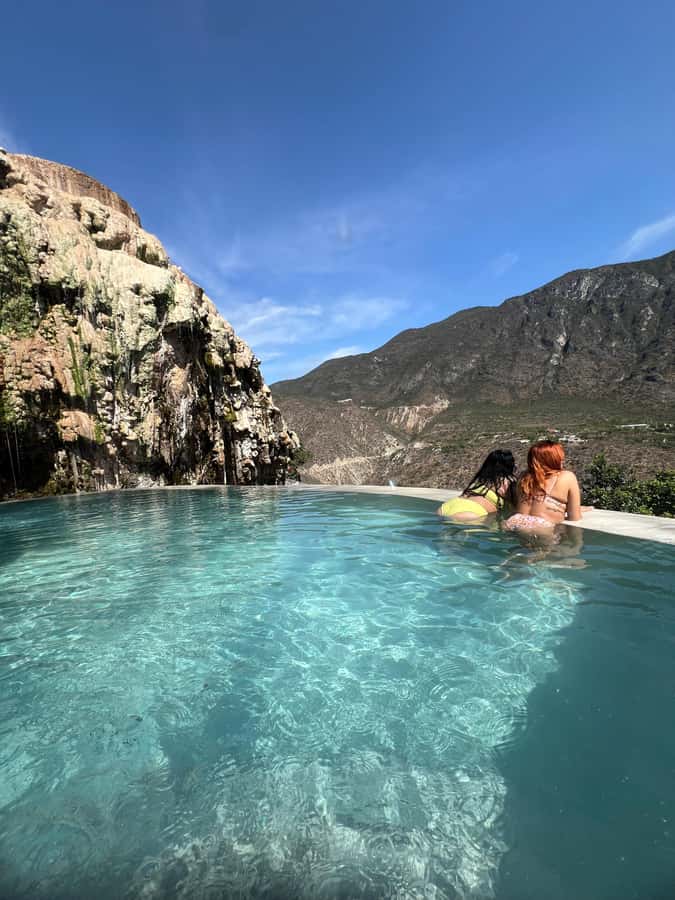 Mexico City: Tolantongo Caves, hot springs, and natural pools - The hot spring pools come first