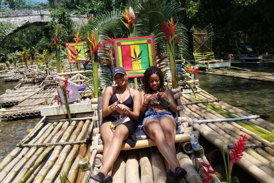 Montego Bay: Bamboo River Rafting and Limestone Foot Massage - A quiet Jamaica outing at Lethe Estate