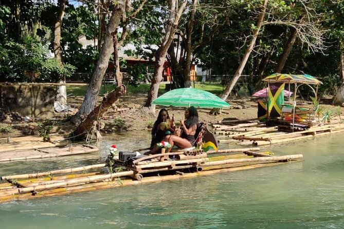 Montego Bay Bamboo River Rafting Limestone Foot Massage - A calm start from your Montego Bay resort