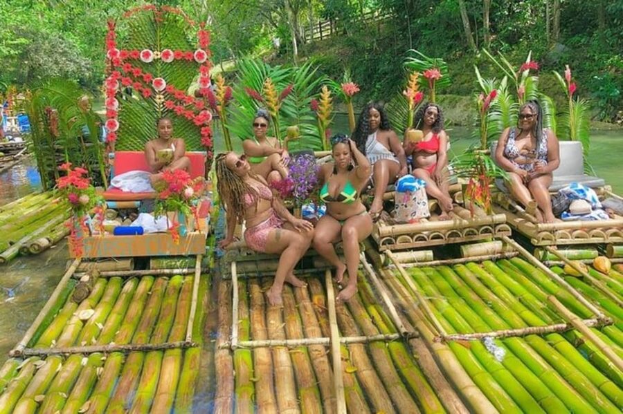 Montego Bay, Jamaica: Bamboo Rafting with Foot Massage - Who will enjoy this most