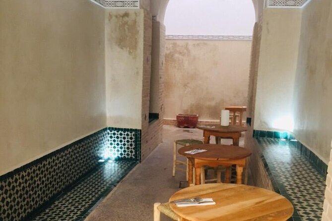 Mouassine the real traditional Moroccan Hammam - Mint tea closes the ritual
