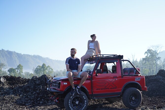 Mount Batur 4WD Jeep, Breakfast and Hot Spring All Inclusive - Mount Batur before sunrise