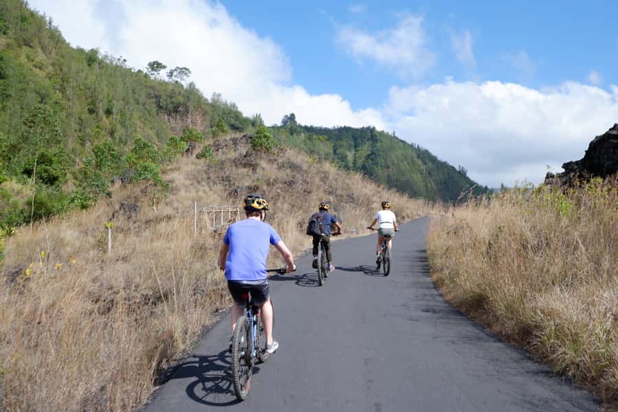 Mount Batur: Black Lava Cycling Tour w/ Natural Hot Spring - Quick takeaways