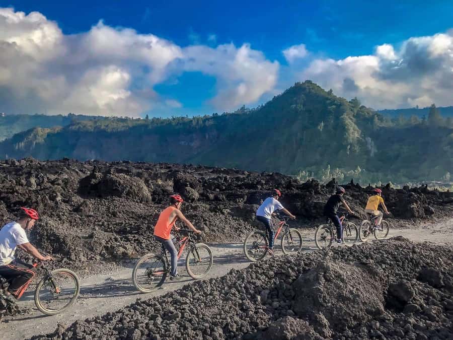 Mount Batur: Black Lava Cycling Tour w/ Natural Hot Spring - The hot spring finish at Toya Bungkah