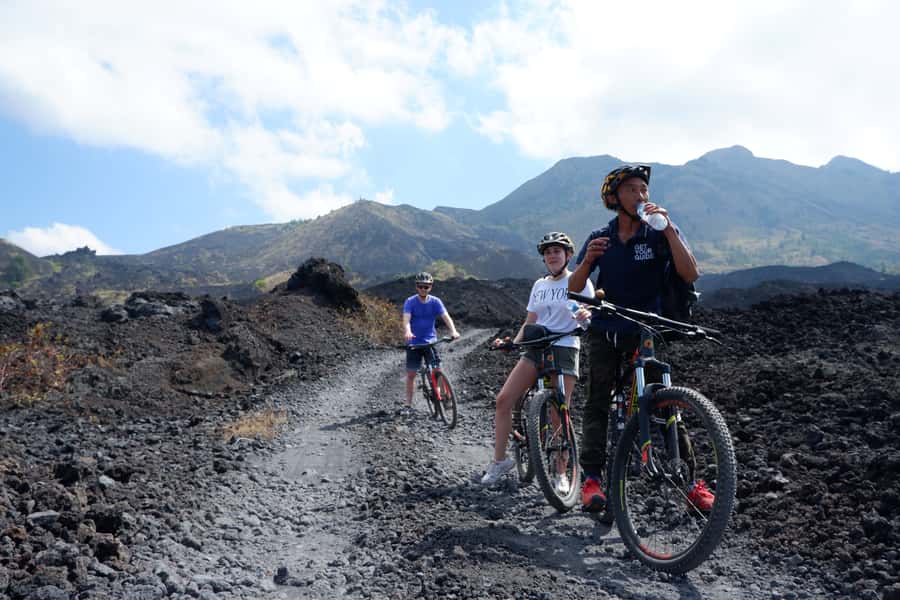 Mount Batur: Black Lava Cycling Tour w/ Natural Hot Spring - What the $42 price really covers
