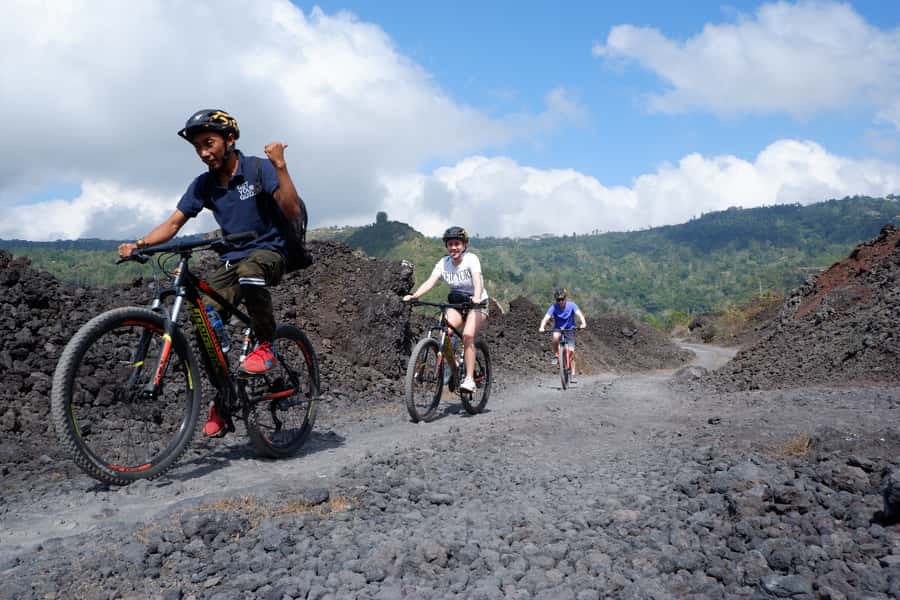 Mount Batur: Black Lava Cycling Tour w/ Natural Hot Spring - Who should book this Mount Batur day trip?