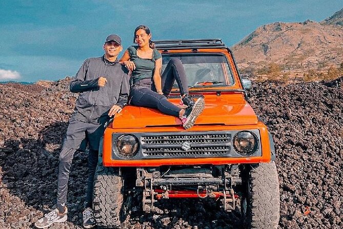 Mount Batur Jeep Sunrise & Hot Spring - All Inclusive Tour - The black lava field from 1963