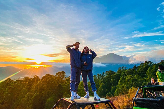 Mount Batur Jeep Sunrise Tour - All Inclusive - Sunrise from the slopes instead of the crater rim