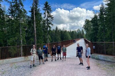 National Park Hike & Finnish Smoke Sauna Experience with Campfire Lunch