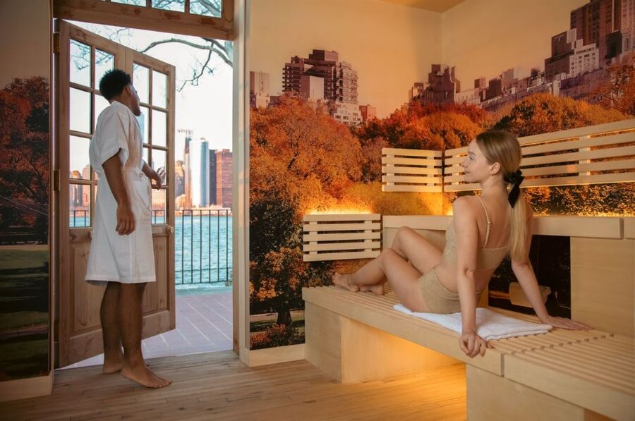 New York City: Entry Ticket to QC NY Spa on Governors Island - The indoor circuit: more than 40 ways to slow down