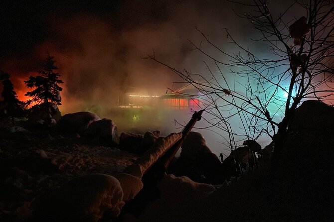 Northern Lights at Chena Hot Springs - The hot springs are the dependable part
