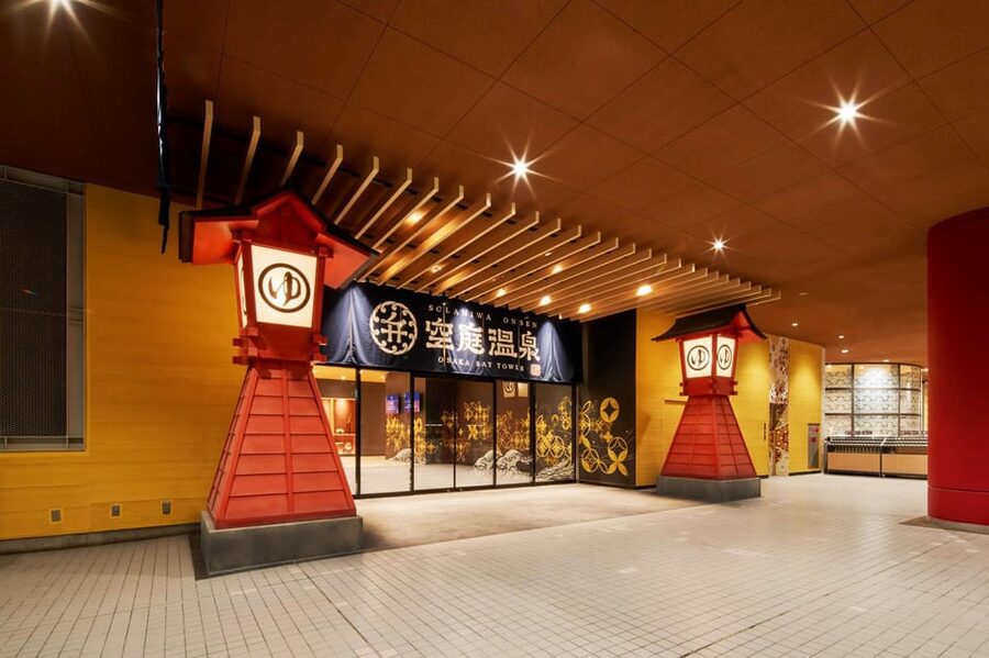 Osaka: Solaniwa Onsen Hot Spring Visit - Arriving at 1-2-3 Benten