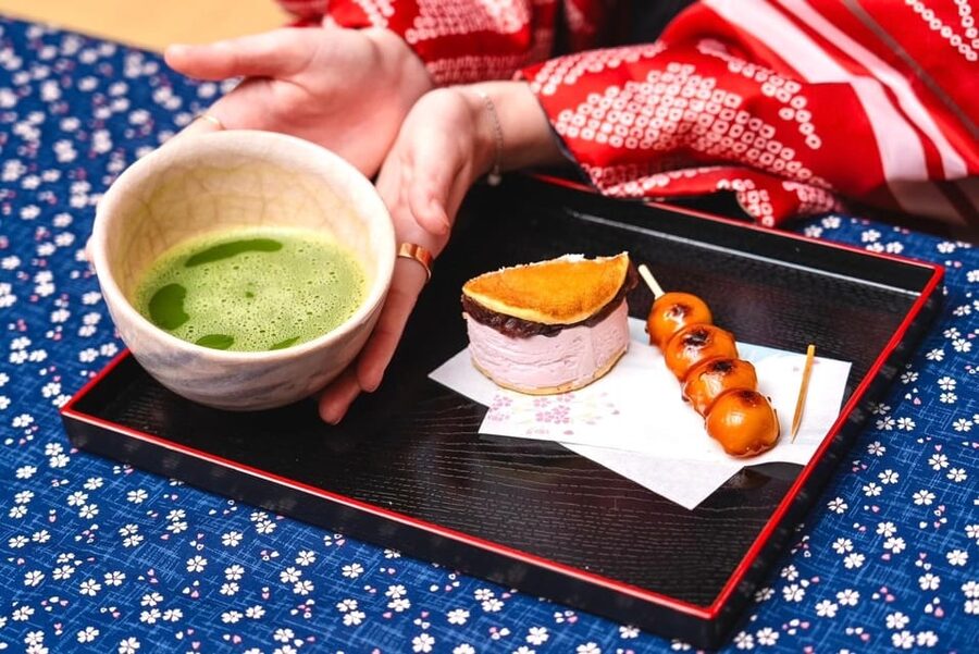 Osaka Temple Head Spa &Matcha Facial – Refresh & Glow〈90min〉 - Changing into a yukata and settling in
