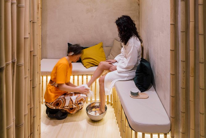 Pamper your feet with foot bath and reflexology massage - Is $102.35 good value for one hour?